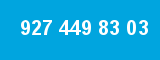 927 449 83 03